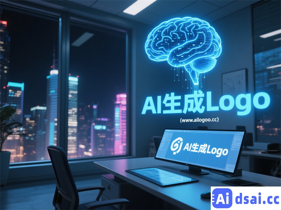 配饰品牌Logo设计，简约风格搭配几何图形