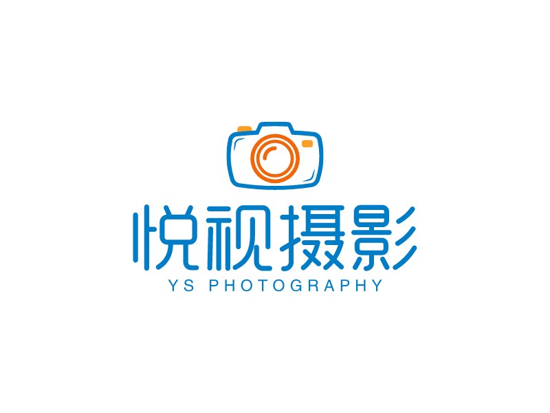 悦视摄影logo设计