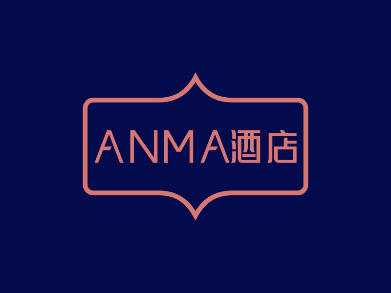ANMA 酒店logo设计